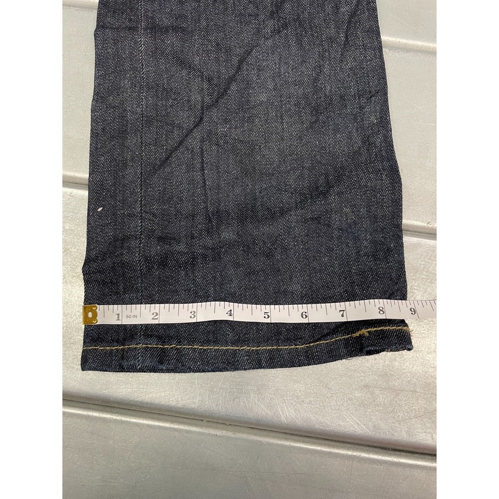 Levis 514 Straight Leg Jeans Mens 33x30 Blue Dark Wash Denim 100% Cotton - Picture 10 of 16